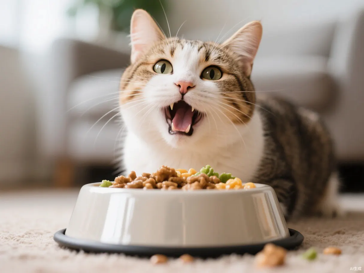 挑食猫咪